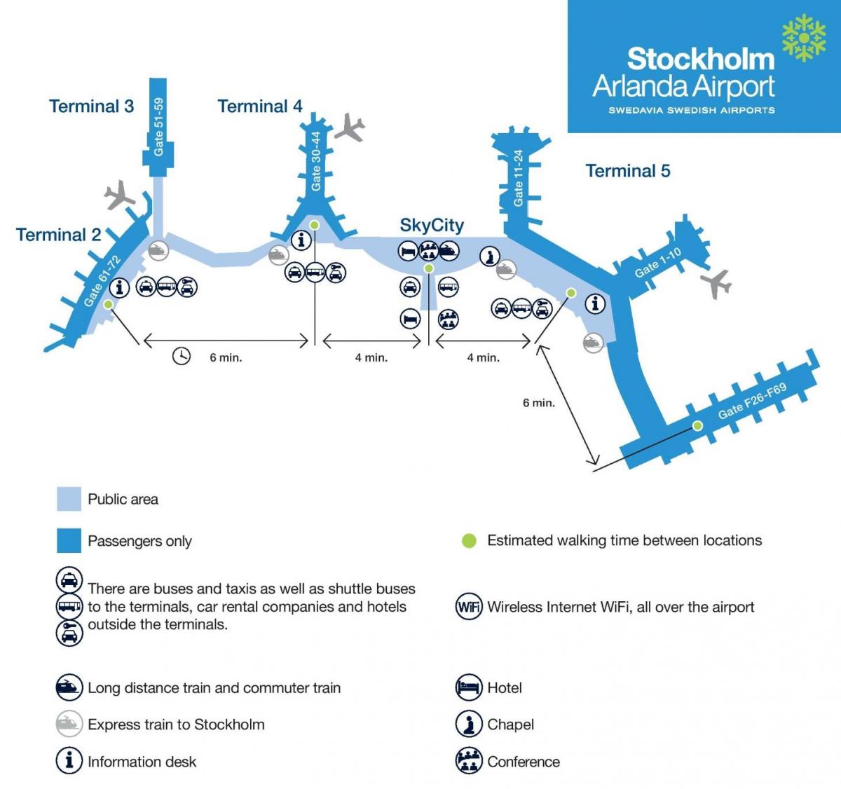 Stockholm arlanda ramani